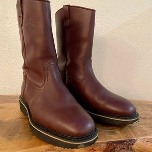 360 Gooodyear Welt Pull-on Wedge Sole Boots